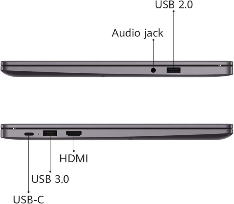 Huawei MateBook 14D Ryzen 5 Laptop | 8GB 256GB SSD | Sleek 14” Full HD | Fingerprint Sensor | Windows 11 - Image 4